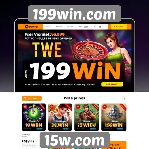 Experiência do usuário no design do site 199win.com